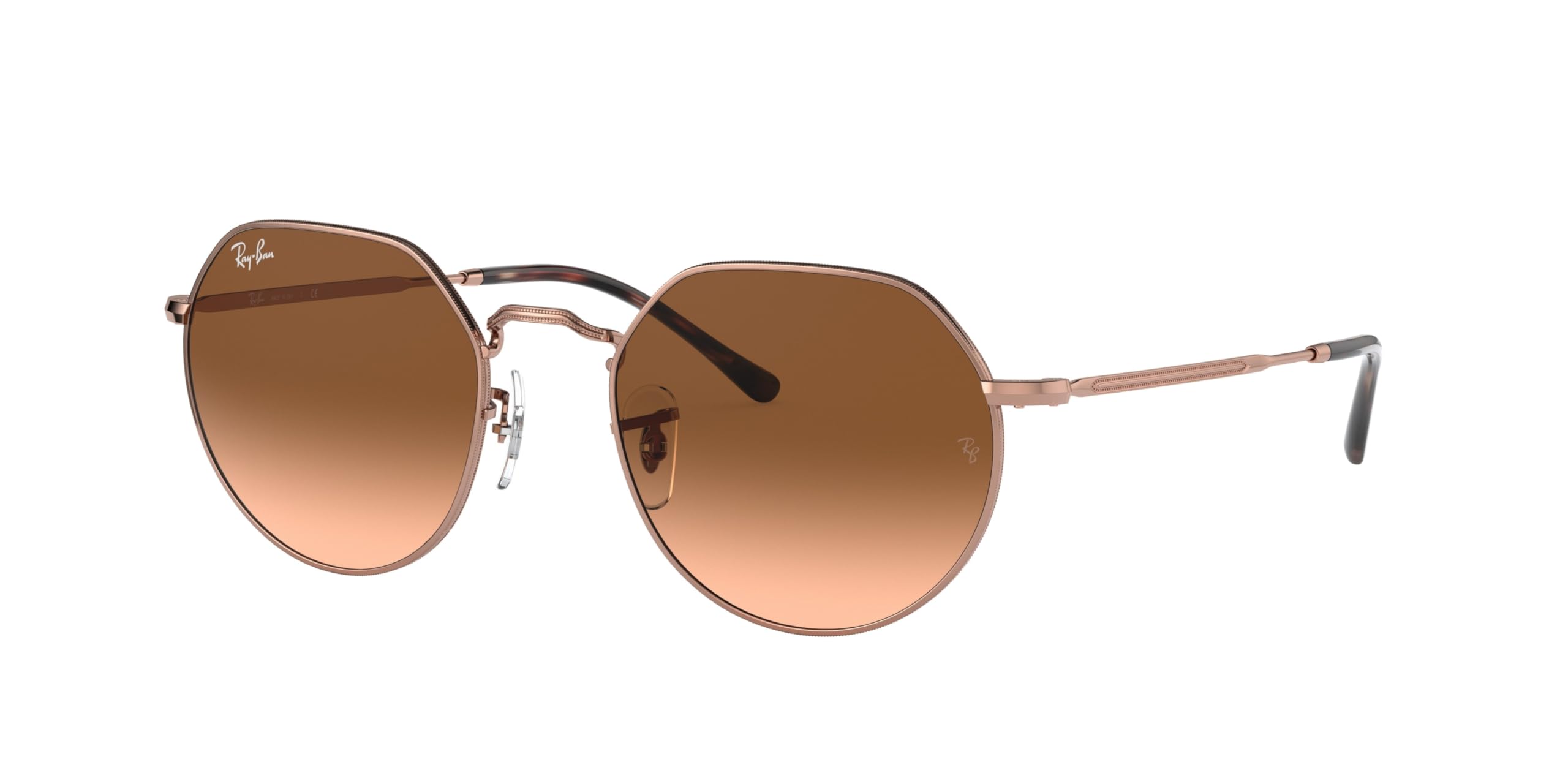 小物 Ray-Ban JACK RB3565 001/BH 51-20 Óculos de Sol Ray-Ban Jack 0RB3565 9035A5 Tam 51 / Bronze - Lentes